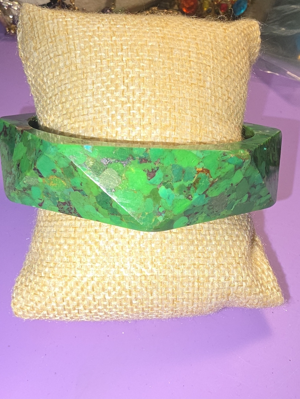 Green Faceted Stone Bracelet - Women Jewelry Bracelets